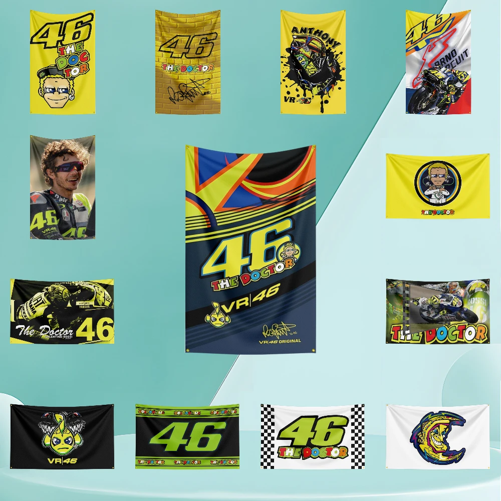 

150x240cm 46the-D-do-ct-or Flag High Quality Banner Printing Artistic Atmosphere Style Camping Flag Tapestry with brass Gromment