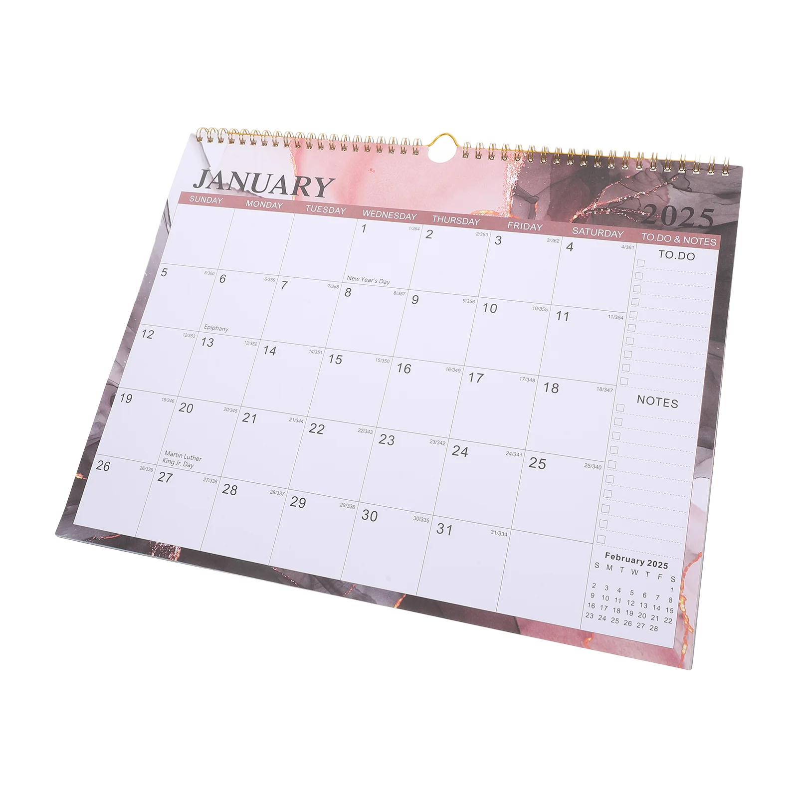 2025 Wall Calendar Fridge Large 2024-2025 Office Yearly Daily Flip for Desk Appointment Work Schedule Hand Torn