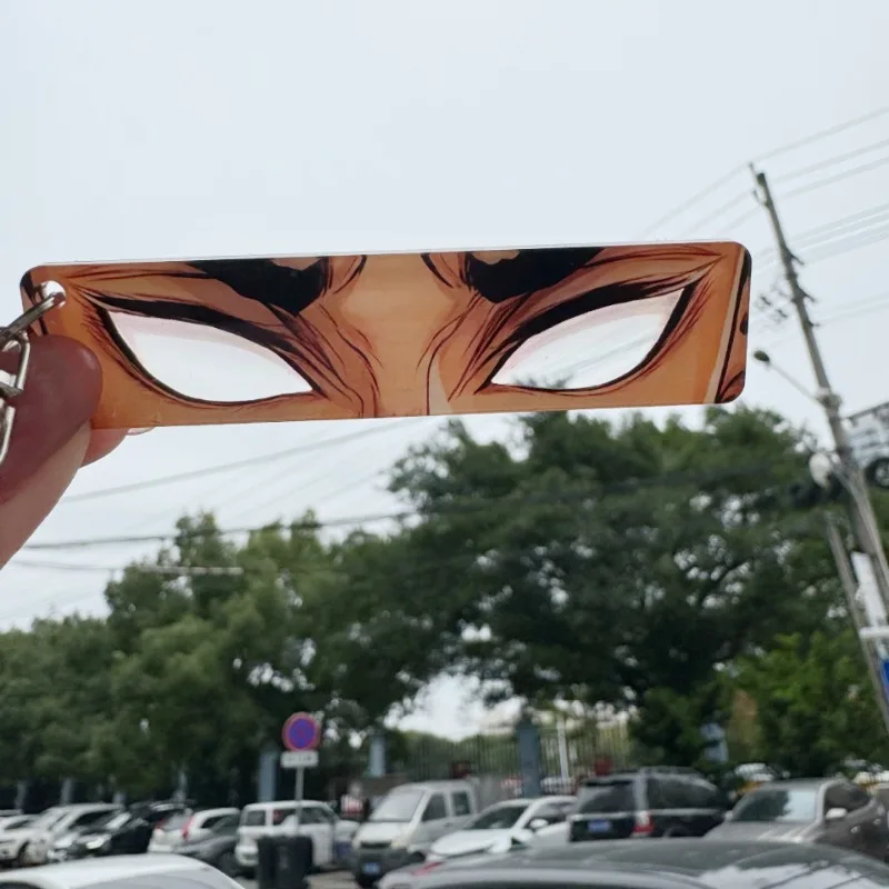 أنيمي شيطان القاتل الاكريليك سلسلة مفاتيح للرجل المرأة Kochou Shinobu Kanroji Mitsuri تلميذ شفافة بطاقة ظهره مفتاح قلادة