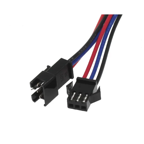 2.54mm SM JST Plug Macho para Fêmea Conector de Alimentação 2P 3P 4P 5P 6P LED Terminal de Conexão Fio 20Cm