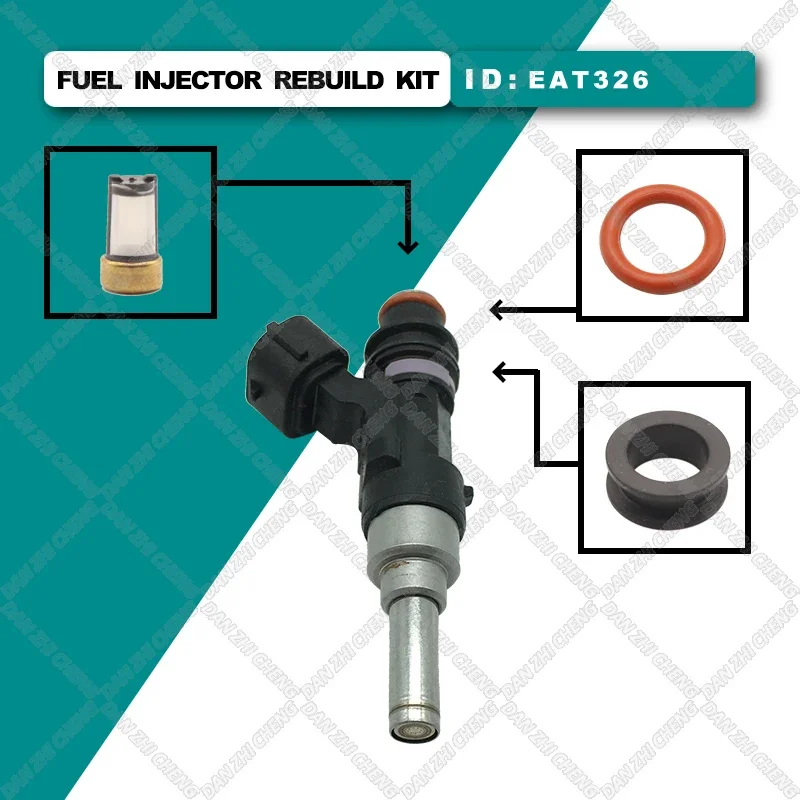 

Fuel Injector Service Repair Kit Filters Orings Seals Grommets for Mitsubishi EAT326