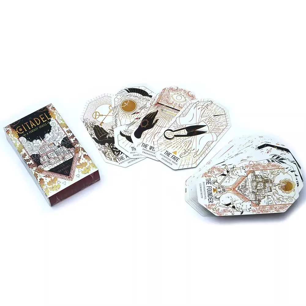

Citadel Oracle Deck 60 Pcs Oracle Cards A Truly Unique Combination of Storytelling and Cartomancy - 10.3*6cm