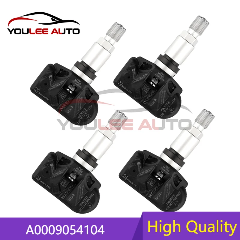 

1/4Pcs A0009054104 A0009057205 433MHz TPMS Tire Pressure Sensor For Mercedes-Benz A B Class CLA EQA GLA GLB GLE GLS Sprinter
