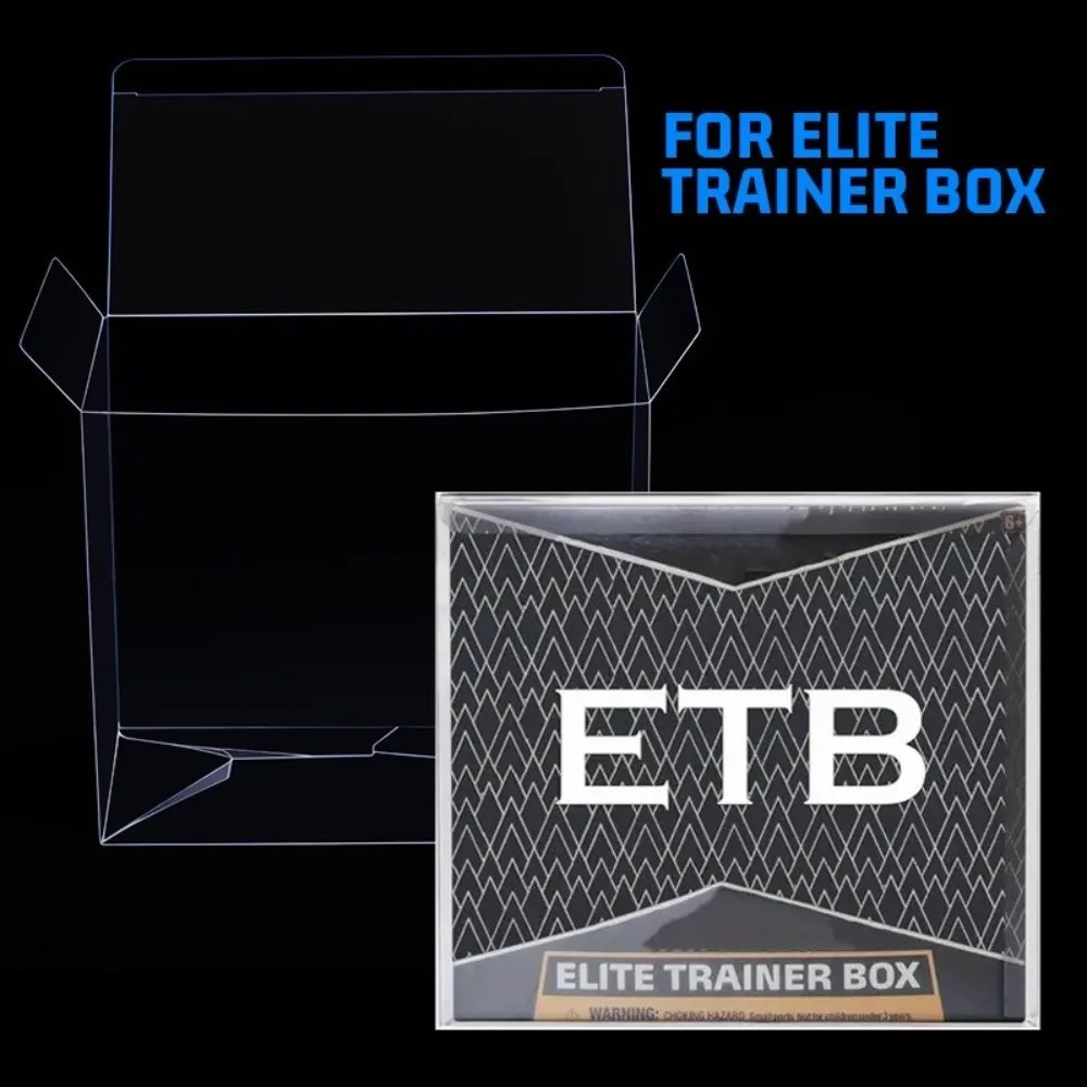 

5/10 шт 360 ° Пластиковые защитные чехлы Clear View, пылезащитный, против царапин, прозрачный чехол толщиной 0,5 мм для коробки для тренировок ETB Elit