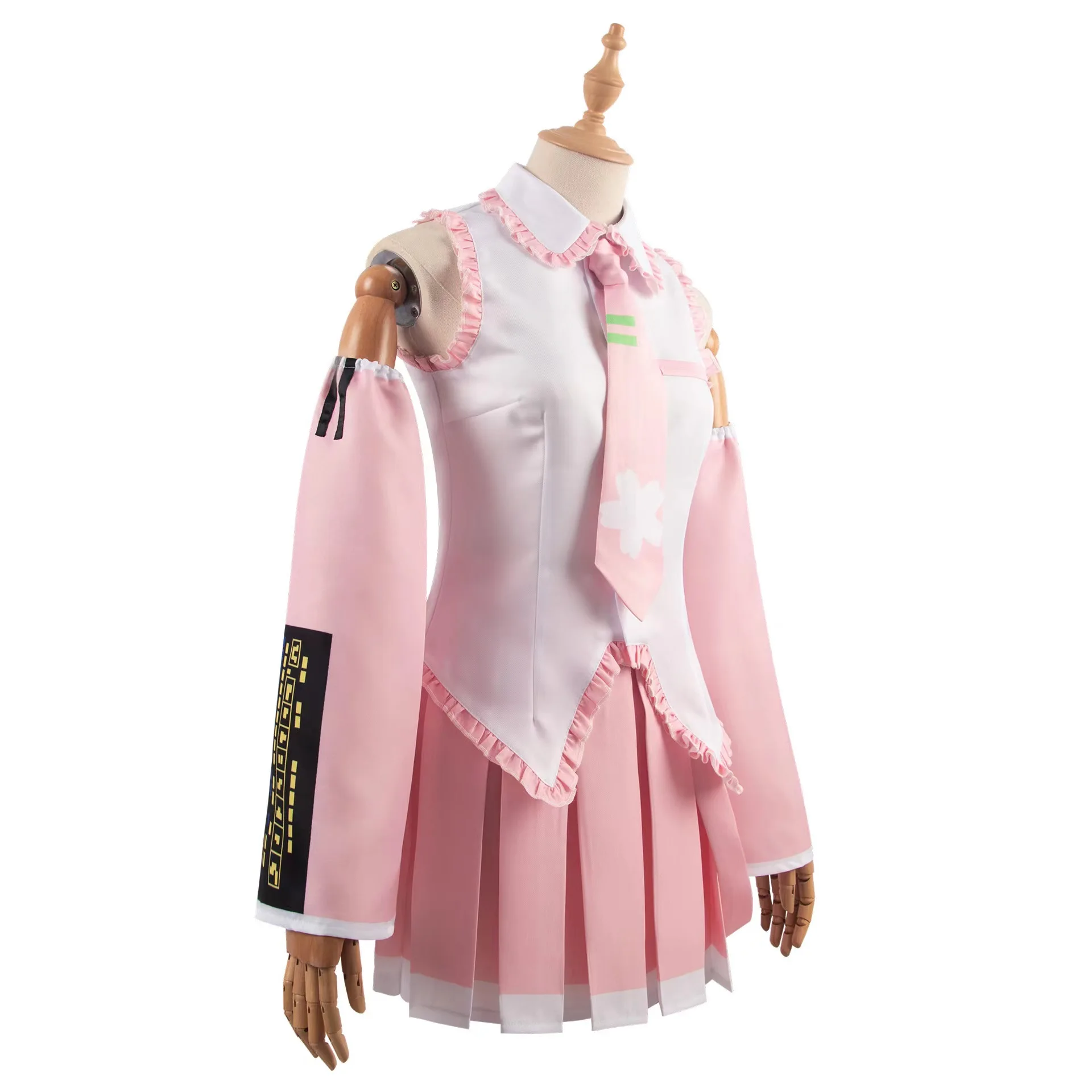 Nuevo disfraz de Cosplay de Miku rosa, ropa de Hatsune Miku MIKU, disfraz de Cosplay de Anime, falda JK, traje de Miku rosa, accesorios de peluca para Halloween