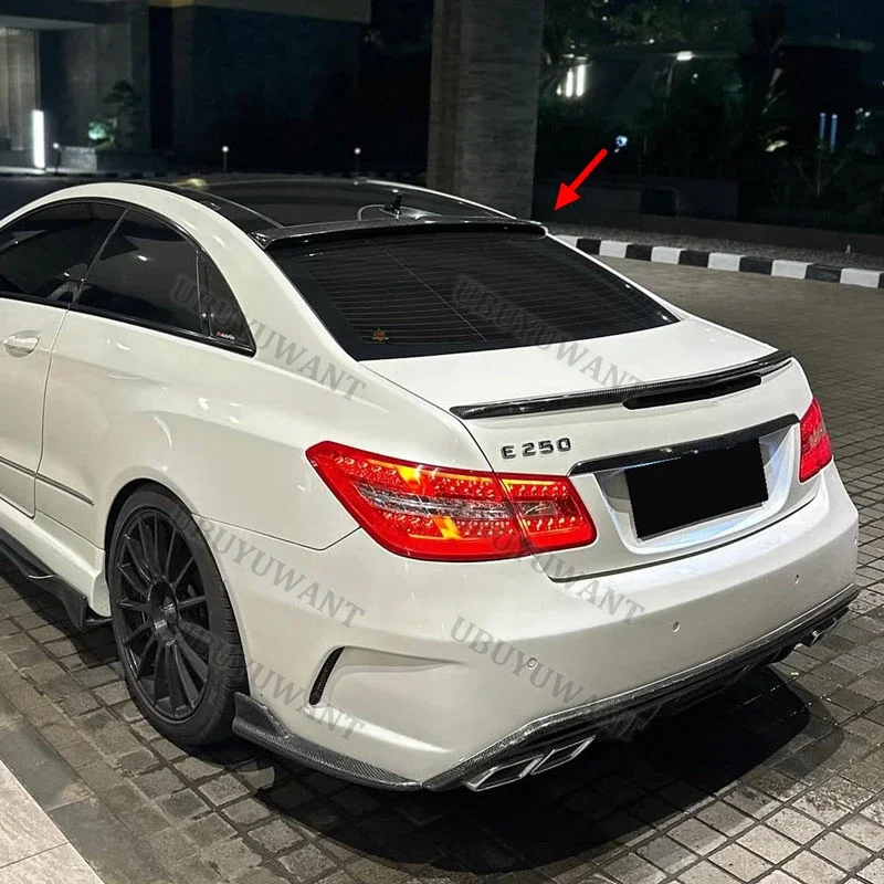 Für Benz E Coupé W207 C207 2010 - 2016 E200 E250 E300 E350 Carbonfaser Auto Heckdachspoiler