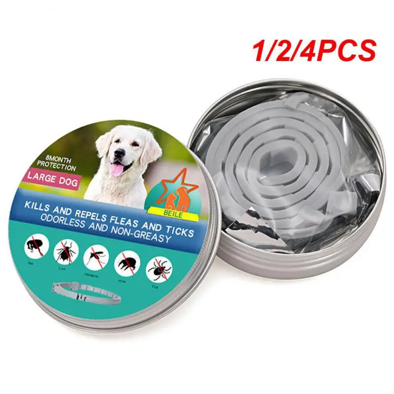 1/2/4PCS Extendable Pet Flea Collar Antiparasitic Necklace Personalized Anti Flea And Tick Big Dog Puppy Cat Anti-Flea Collar