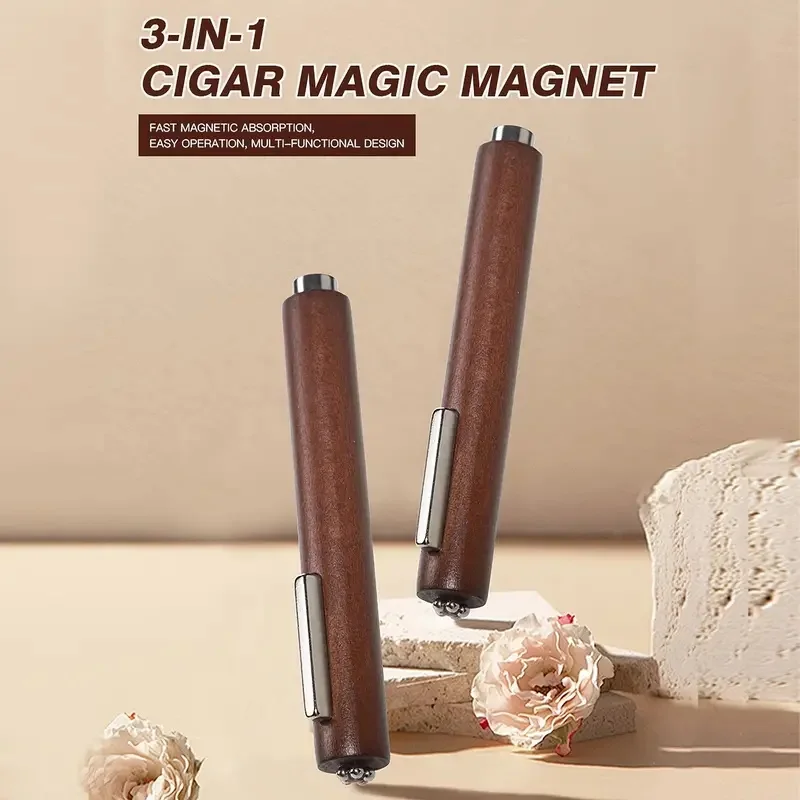 1 PC 3-in-1 Strong Magnetic เล็บ Rod สําหรับ Multi-Functional CAT EYE UV เจลตกแต่งเล็บเล็บ Stylist อุปกรณ์ Salon เครื่องมือ