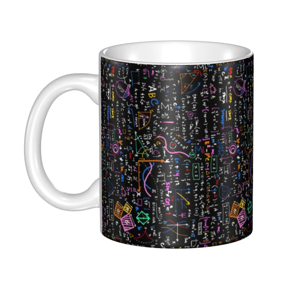 Customized Physical Chemical Biological Sciences Mathematics Coffee Mugs DIY Ceramic Milk Tea Cups