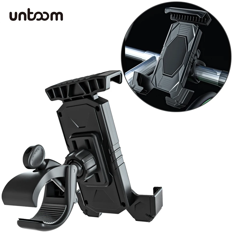 Bicycle Phone Mount Stand 360° Rotation Motocycle Bike Handlebar Mobile Phone Holder Clip for iPhone Xiaomi Cycling Accessories