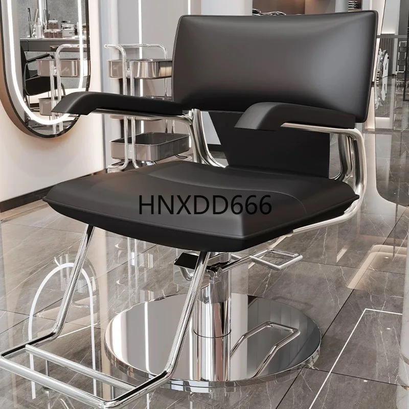كرسي حلاق حديث فاخر دوار ملحقات تجميل كرسي صالون تصفيف كلاسيكي أثاث صالون Friseurstuhl #2