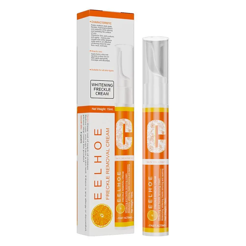 VC Sardas Gel Remoção, Vitamina C Sardas, Pontos de clareamento, Ponto instantâneo, Pigmento, Eficaz, 15ml, P7W3