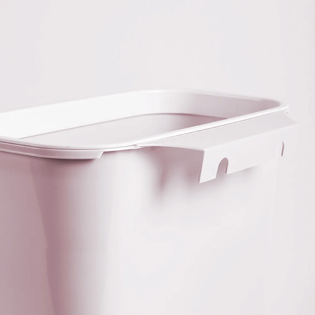 

Kitchen Garbage Bin Hanging Storage Box Apricot Space Saving Cabinet Organizer Trash Can For Home Office Use