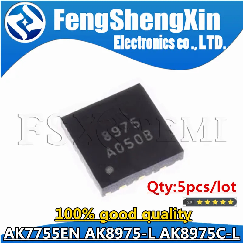 5pcs AK7755EN AK8975 AK8975C-L 7755EN AK8975-L AKM7755EN AKM8975 Chips