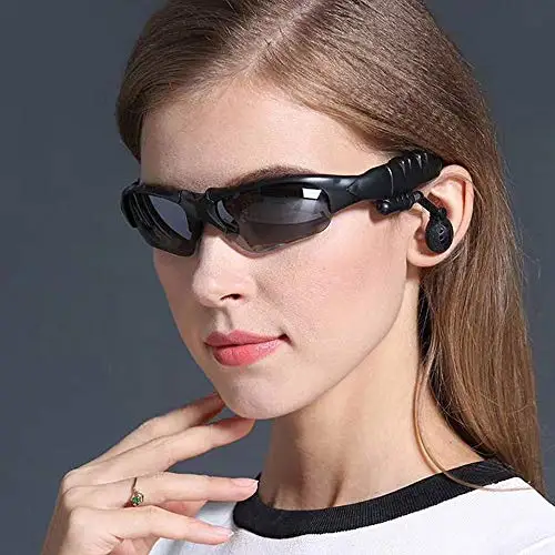 

Wireless Sports Bluetooth Polarized Glasses Headset Headphone With Mic for Driving Sunglasses Men Women Bike Bicycle Glasses