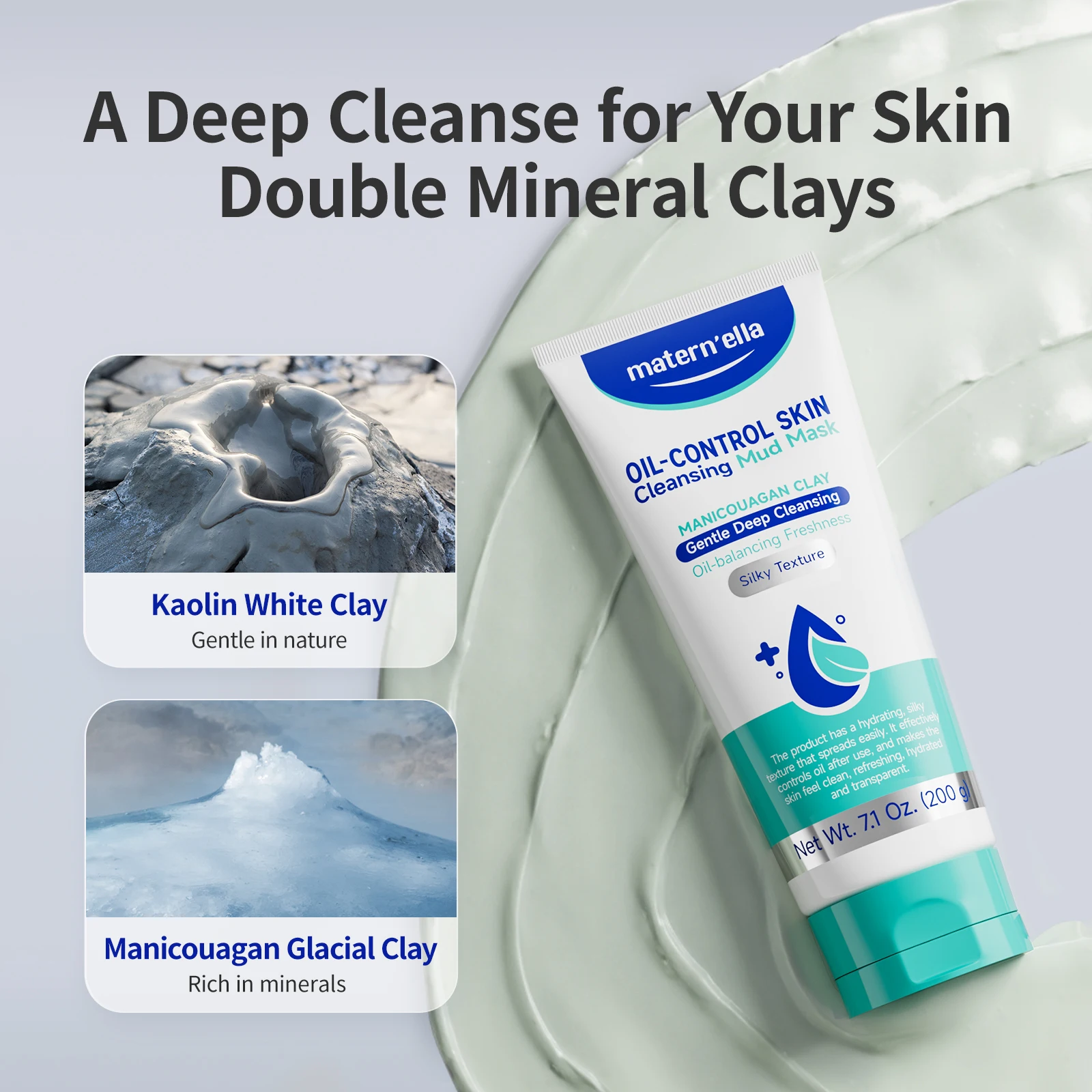 قناع الطين ماتيرنيلا مانيكواغا - مراجعة Mud Mask Kaolin وسعره