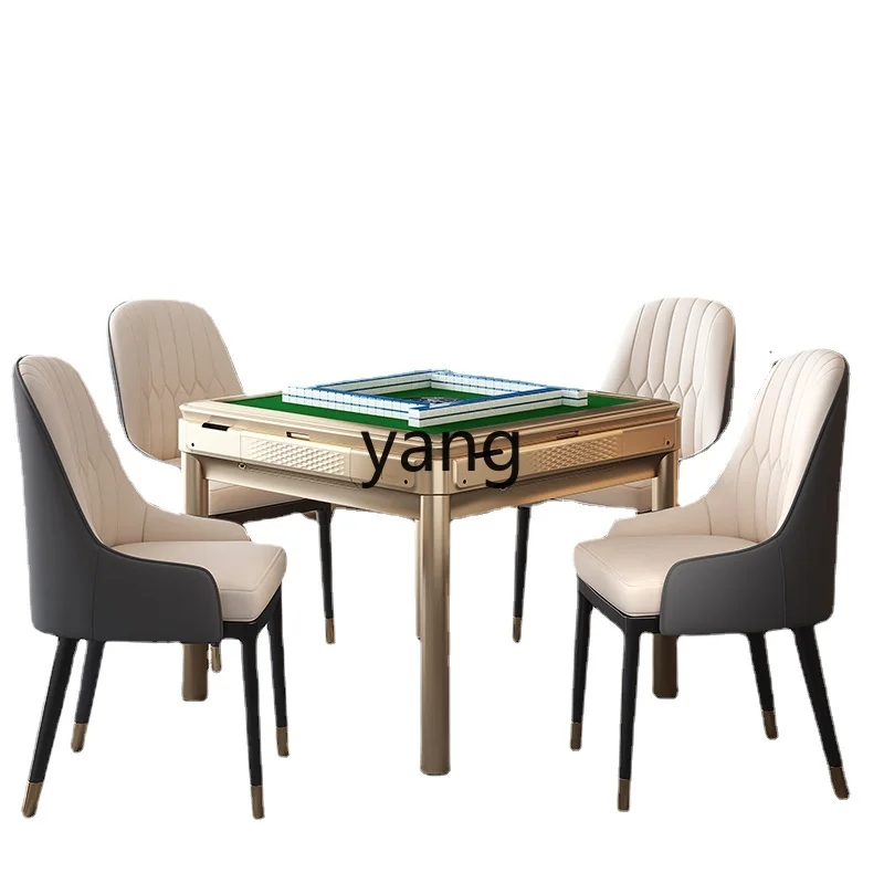 Yhl Integrated Machine Dining Table Mahjong Table Heating Rotor Roller Coaster Bass Four-Port Mahjong Table