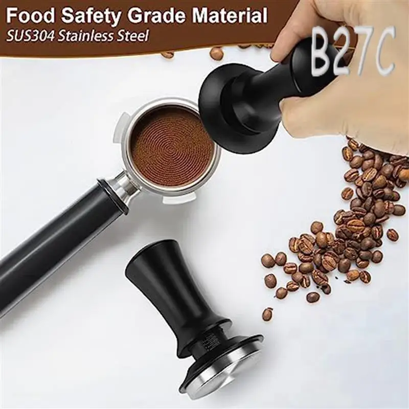 

2X Espresso Tamper Coffee Tamp 53Mm, Spring-Loaded Constant Pressure Espresso Tamper Set,For Barista Coffee Lovers-B27C