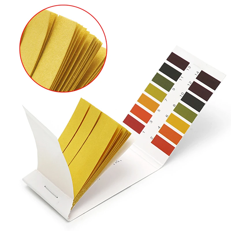 M6CF 1x80 Strips Full pH 1-14 Test Paper Litmus Testing