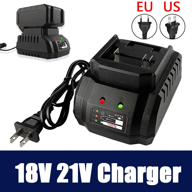 MT Battery Model Charger 18V 21V EU US Plug Electric Drill Electric Wrench Angle Grinder Charger Electric Tool Battery Charger