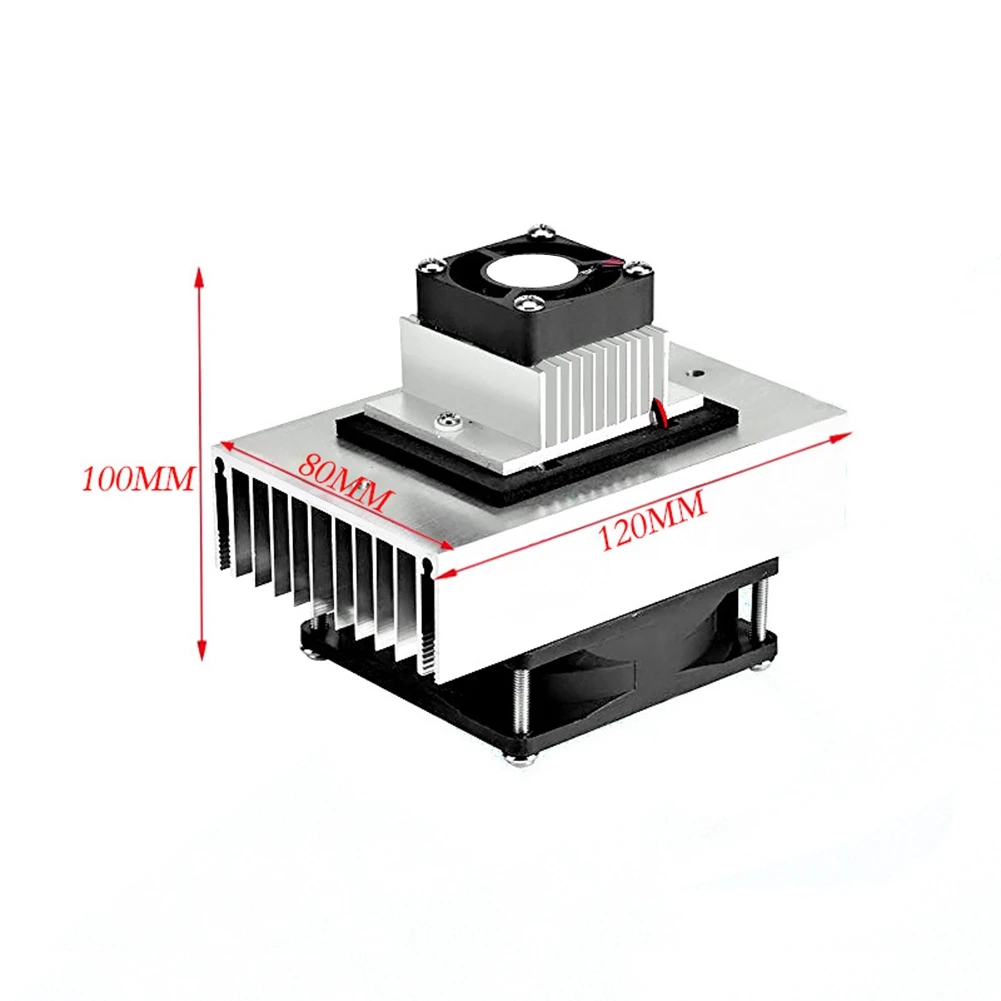 

Durable-DIY Cooling System Kit Semiconductor Thermoelectric Peltier Refrigeration Cooling System Air Conditioner Cooling System