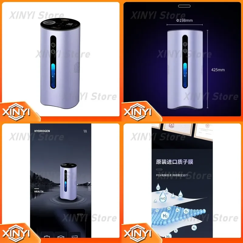 for 1600ml Hydrogen Inhalation Machine Wholesale Oxyhydrogen Breathing Device Hydrogen Generator for Health Wellness Home Use