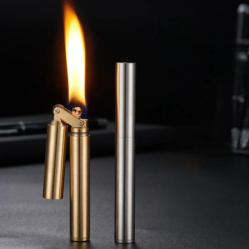 

Panlong-Creative Pure Copper Decompression Metal Kerosene Lighter, Exquisite Play Method, New Style, Creative