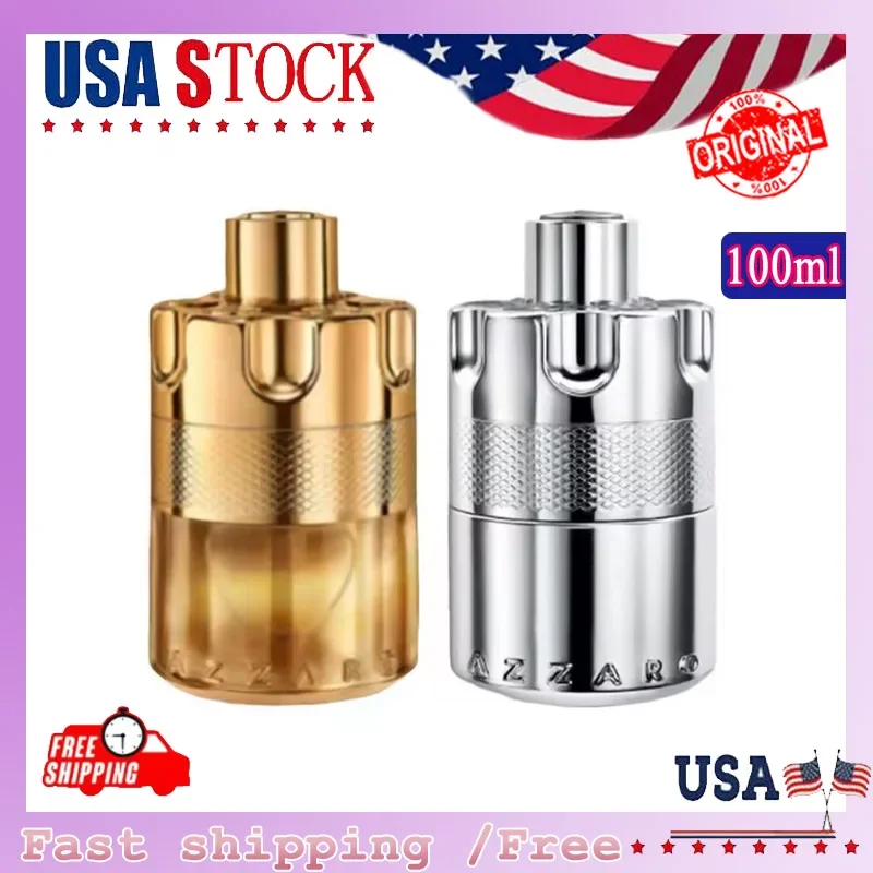 100ML For Azzaro The Most Wanted Parfum Charm Eau De Parfum Intense Spicy Woody Seductive Fragrance Date Lasting Perfume