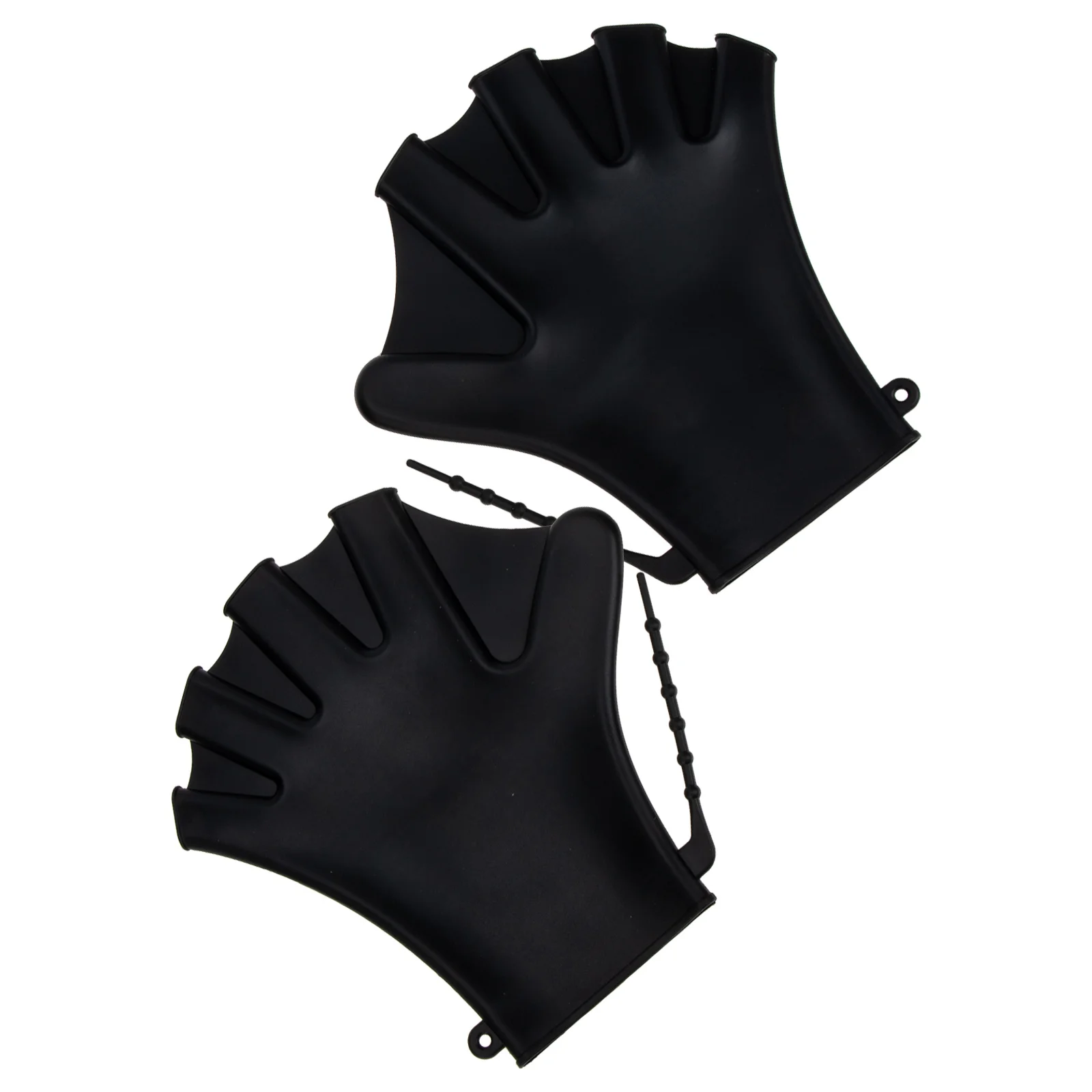 

Swimming Gloves Webbed Silicone Paddles Gym for Men Dive Auxiliary Mitten Adjustable Pool The Aldult