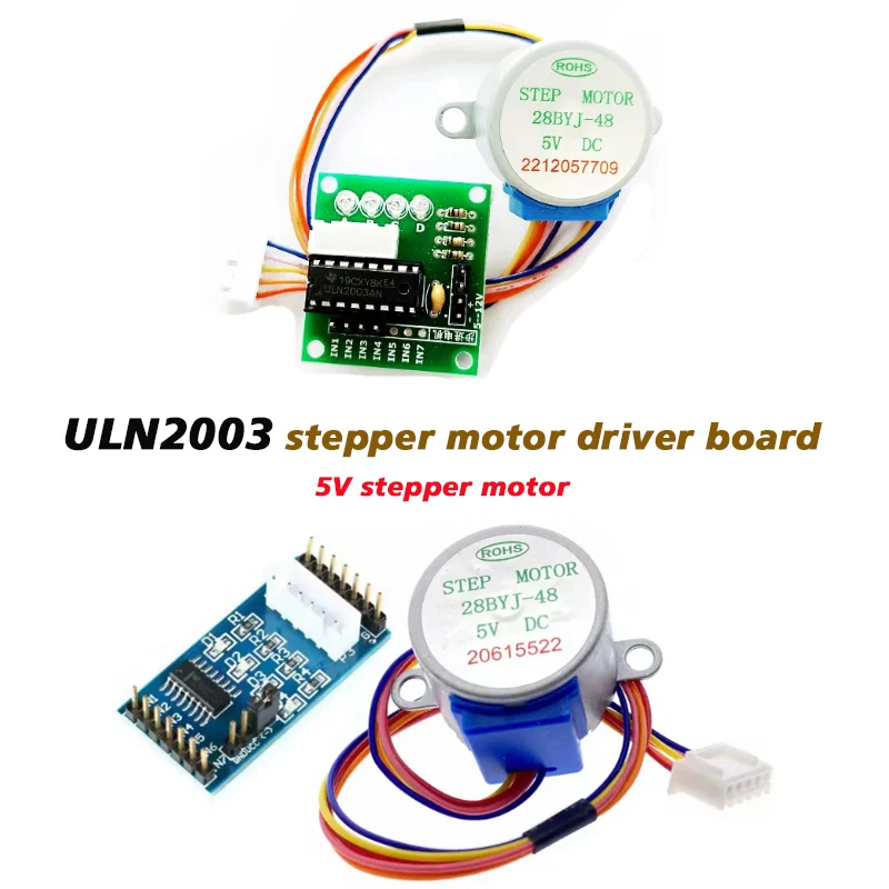 5V stepper motor ULN2003 driver board five wire four phase stepper motor driver board test board 1 set