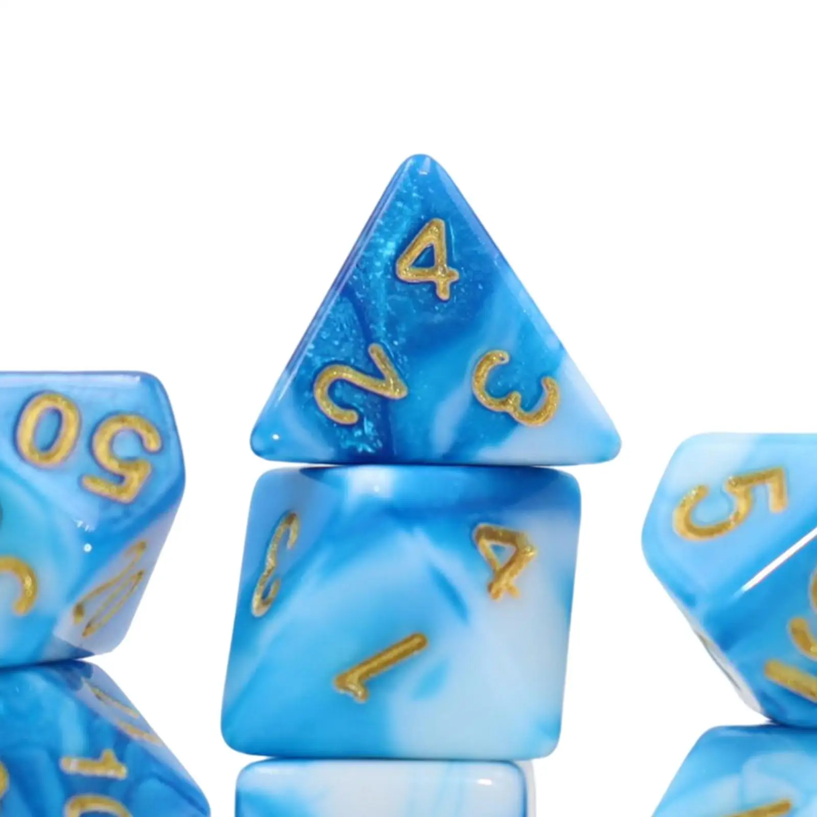 

Набор акриловых многогранных игральных кубиков: прозрачные многофасонные кубики для игр, рукоделия, головоломок и клубных мероприятий