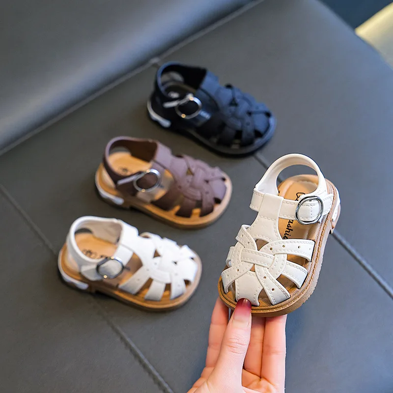 Sandalias Gladiador 2026 para Bebés y Niños, Sandalias de PVC Impermeables para Niños, Sandalias de Verano Antideslizantes para Niños Pequeños, Zapatos de Playa con Sonidos