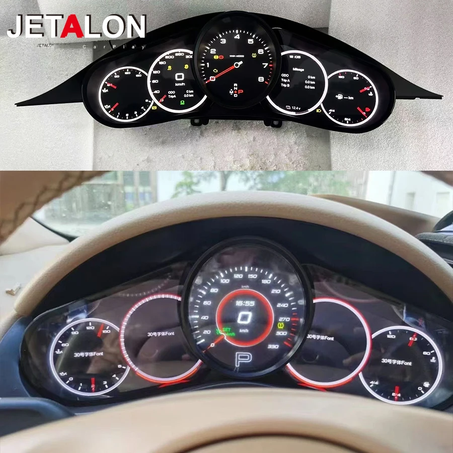 

New Car LCD Instrument For For Porsche Panamera Speedometer Instrument Cluster Upgrade Smart Cluster High Definition Display
