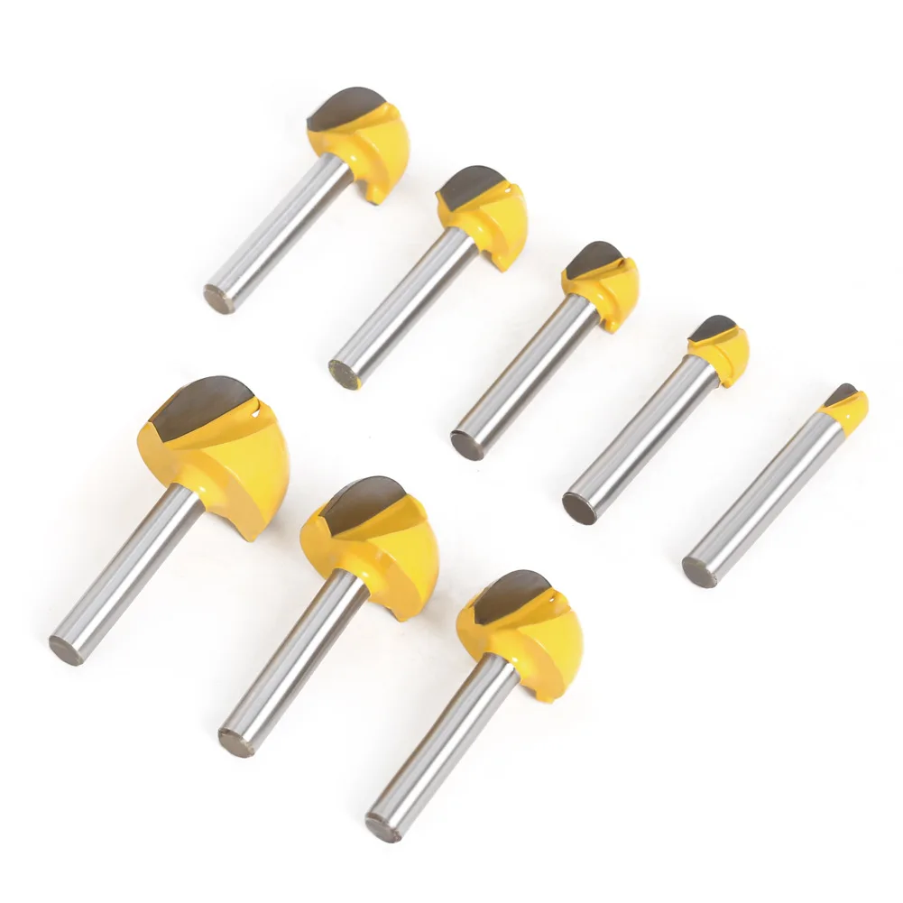 Imagem -04 - Round Ball Nose Router Bits Grupo Fresa para Madeira Cnc Carbide Cove Core Box Bit Ferramentas de Corte para Madeira 630 mm Shank