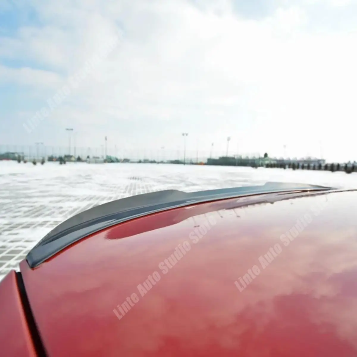 

Spoiler Cap For BMW 3 Sedan F30 2012-2018 Maxton Style Rear Car Trunk Top Tail Wing Splitter Blade Cover Trim Body Kits Tuning