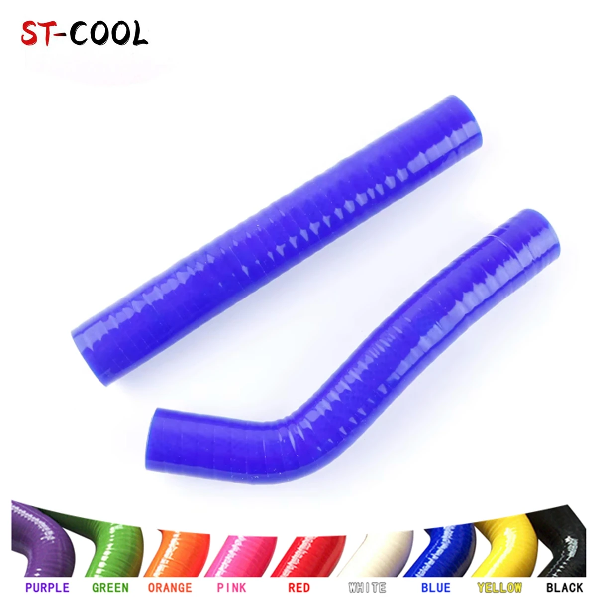 For 2004-2012 Honda TRX 450R TRX450R 450 R 2005 2006 2007 2008 2009 2010 2011 ATV Radiator Silicone Hoses Tubes Kit 2Pcs