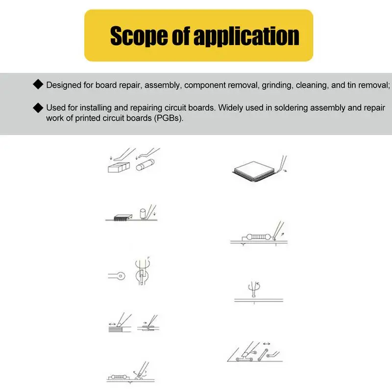 Soldering Aid Set 6 Pieces Heating Soldering Kit Heating Welding Tool Repair Auxiliary Tool Professional PCB Assist Tool For