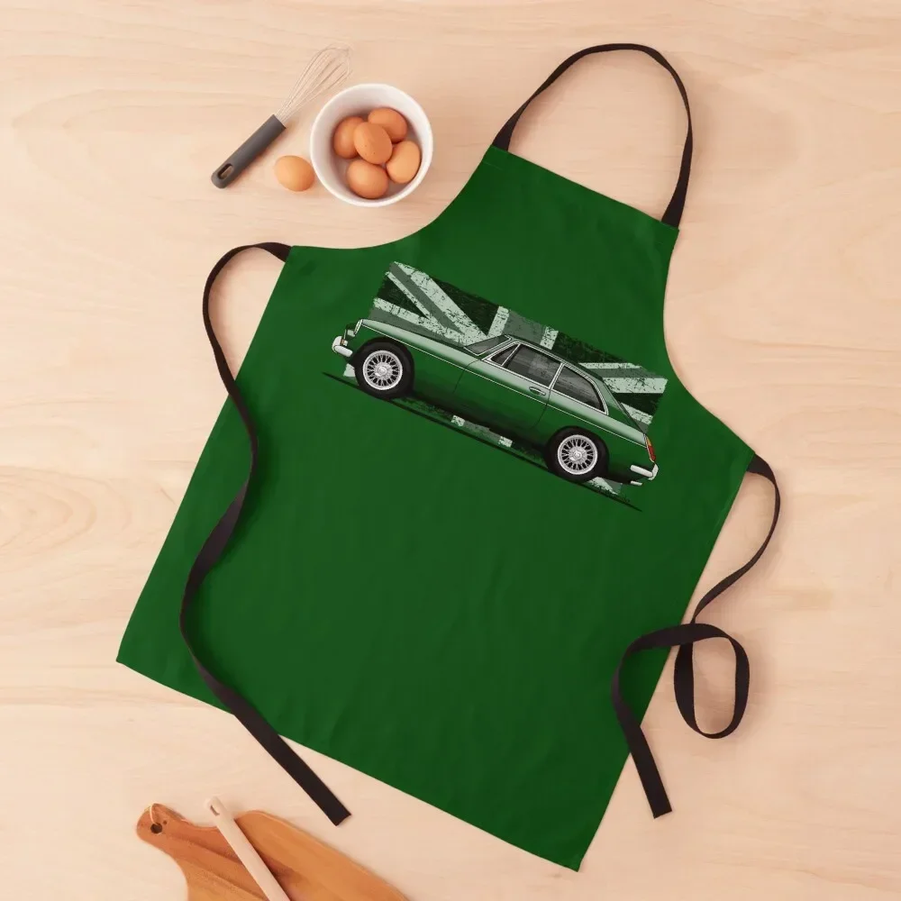 

Copy of My drawing of the green MGB GT BRG Apron Men's Kitchen Barista Apron