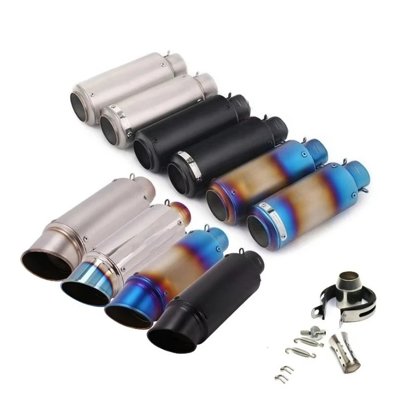

SXLL 51Mm/60mm Motorcycle Exhaust with DB Motorcycle Exhaust Muffler Carbon Fiber GP-Project Exhaust Pipe
