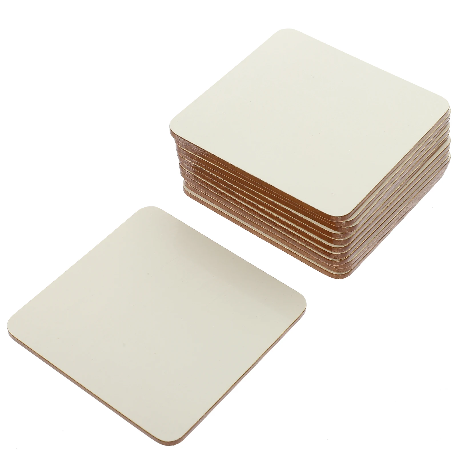 12pcs Heat Transfer Sublimation Coasters Blank Diy Cup Pads For Home Kitchen Decor, Sublimation Coasters Blanks Lightweight Cup