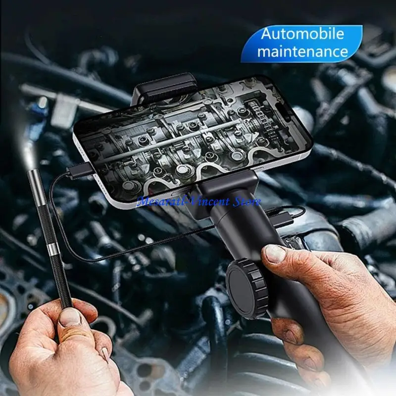 

A70F 360 Degree Borescope Camera with Adjustable Light Industrial Endoscope Camera