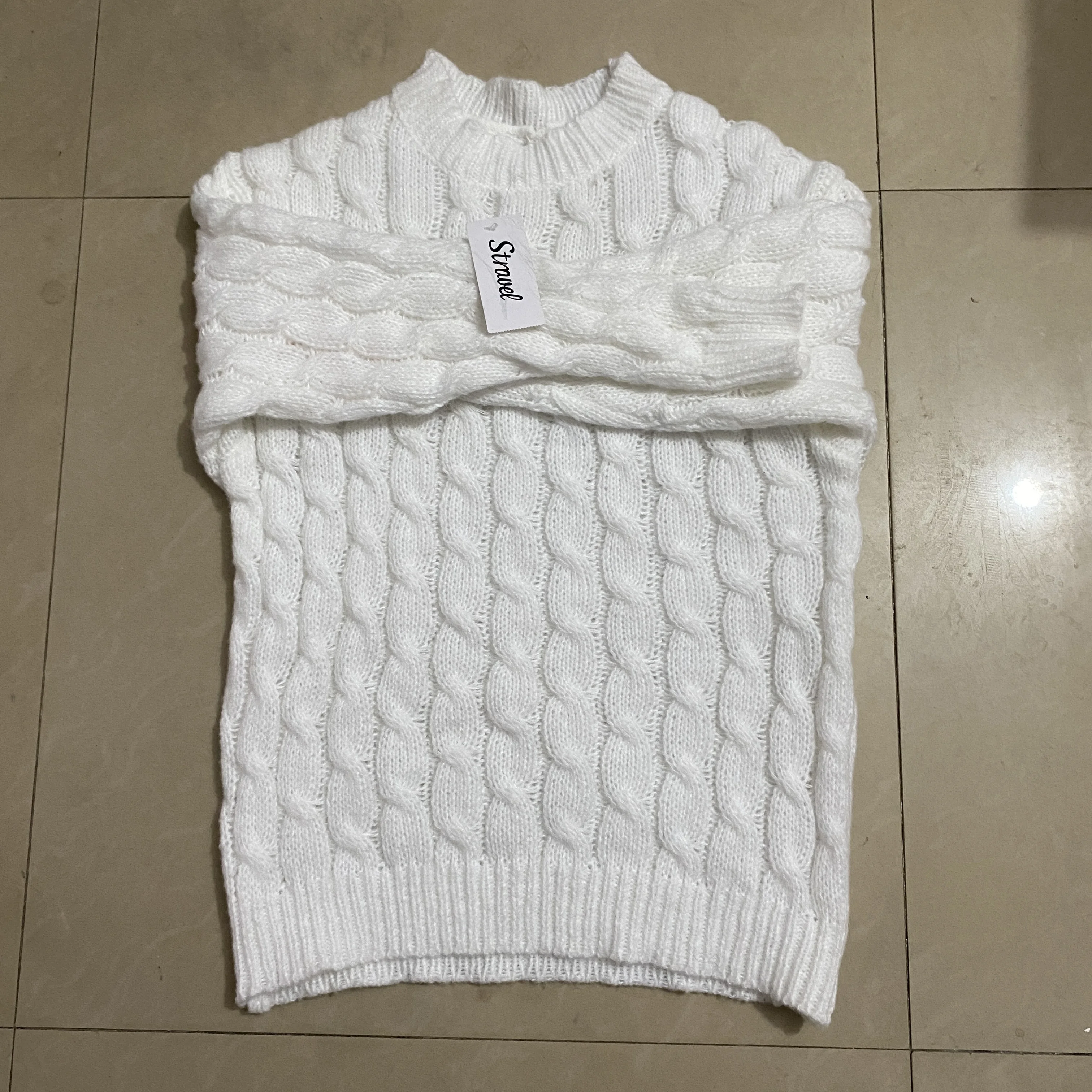 Herfst En Winter Dames Trui Warme En Modieuze Ronde Hals Top