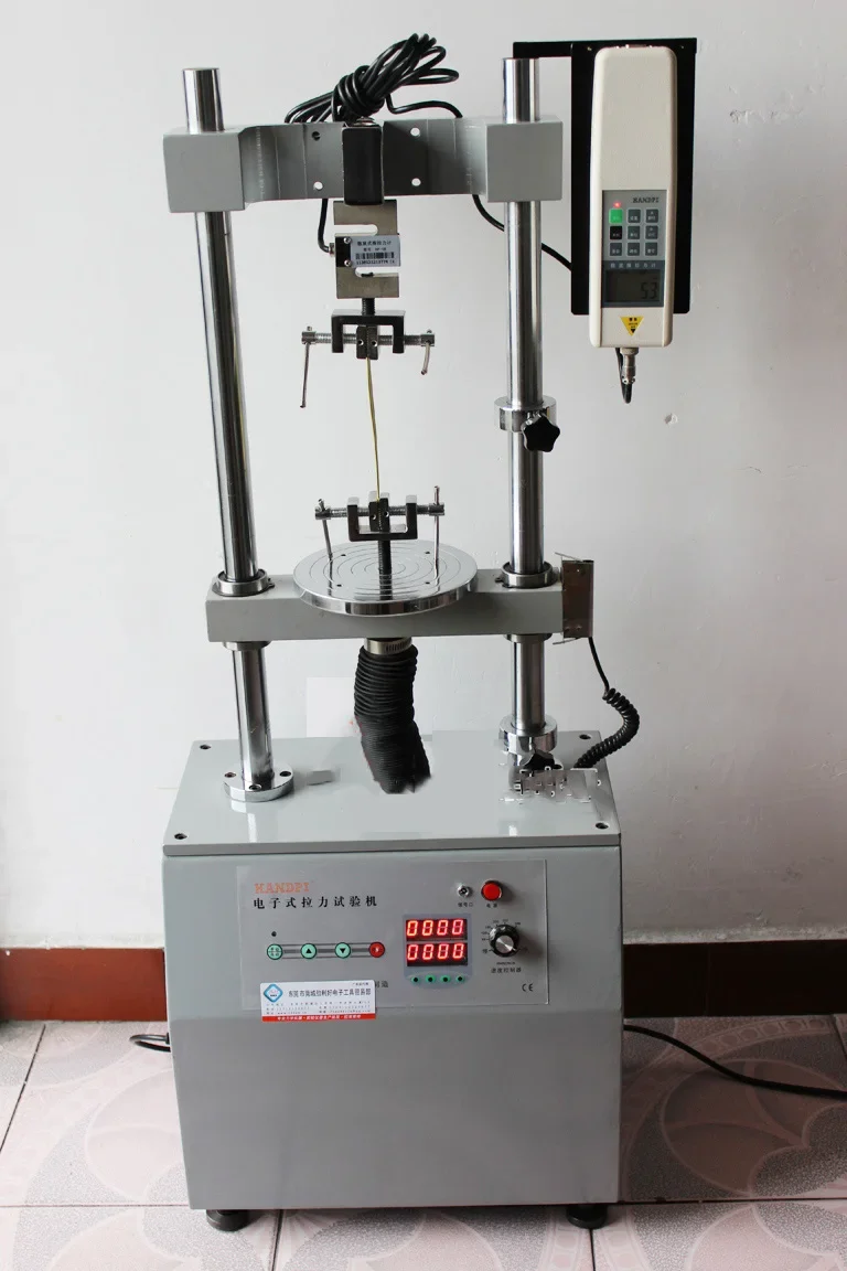 HDV-5000 elektrik kolom ganda tes vertikal berdiri HDV5000 mesin pengujian 220mm 5000N/500KG tanpa pengukur kekuatan
