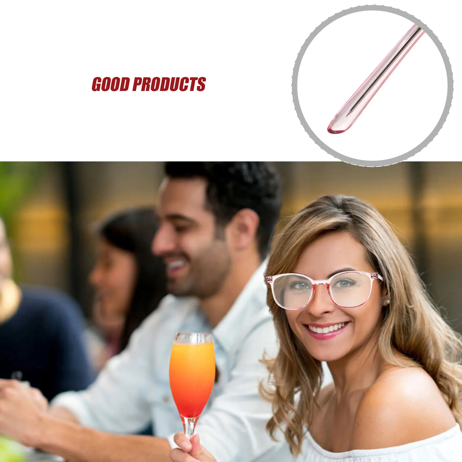 

2pcs TR90 Light Glasses Flat Mirror Computer Eyewear Blocking Bright Colors Skin Friendly Gaming Man