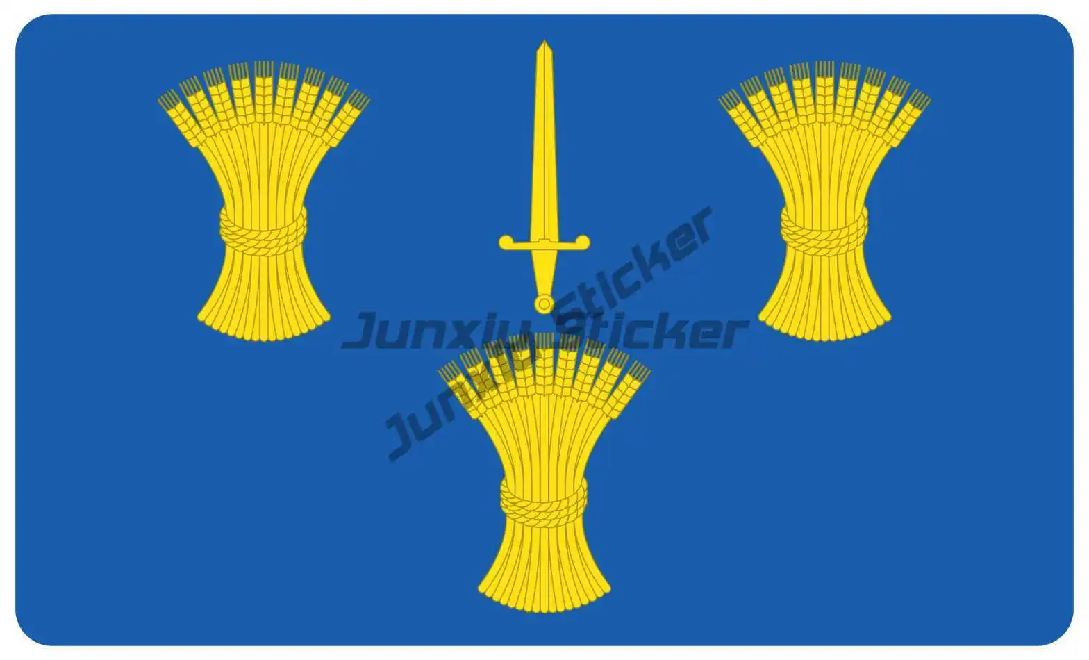 

CHESHIRE EMBLEM FLAG VINYL STICKERS CAR VAN TRUCK TAXI LORRY