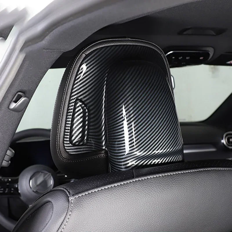 Car Front Seat Headrest Trim Cover Frame Panel Protector for Benz GLC GLC300L C260L Interior Accessories 2023 2024