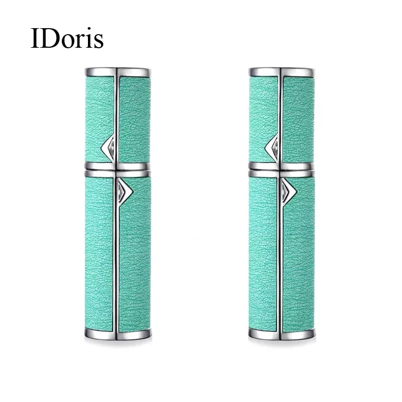 

IDoris Perfume Bottle Empty Refillable Bottle Portable Mini Travel Size Cosmetics Container Perfume Lotion Spray Atomizer 5ml 2P