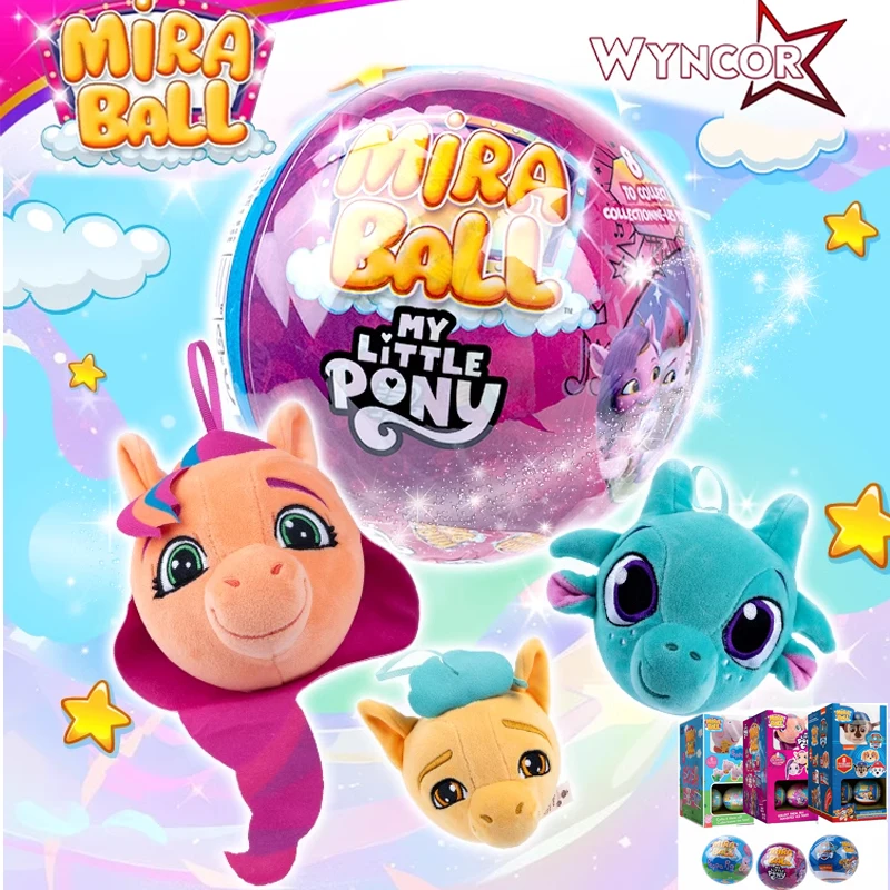 

Miraball мой маленький пони Единорог Пеппа свинка Щенячий патруль дети и девочка 28 шт. искусственная плюшевая кукла иллюстрация наклейки полная коробка