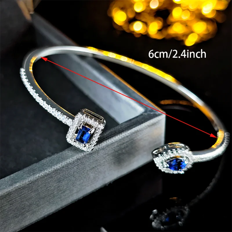 Trendy Snake Punk Pear Shape Silver Color on Hand Adjustable Open Bangle for Women Anniversary Gift Jewelry Wholesale S5214 image 6