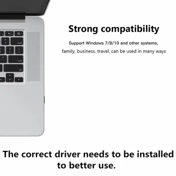 Comfast 150Mbps USB WiFi adaptér 2,4 GHz internetová karta, disk s volnou LAN sítí, Wi-Fi přijímačem, klíčem, dongle anténou pro PC s Windows 7 8 10 11 10 nejlepší prodej USB WiFi anténa - №7